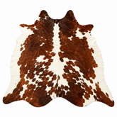 Brown & White Genuine Cowhide Rug Price in Pakistan | Premium Natural Cow Skin Rug | Export Quality Cow Hide