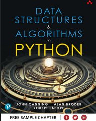 Data Structures and Algorithms In Python By John Canning Alan Broder Robert Lafore | Urdu PDF