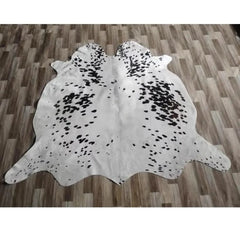 Genuine Black & White Spotted Cowhide Rug