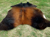 Dark Brown & Black Genuine Cowhide Rug Price in Pakistan | Premium Natural Cow Skin Rug