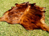 Premium Solid Brown Cow Hide Rug | Genuine Chocolate Brown Cowhide Rug | Cow Hide Rug Price in Pakistan | Natural Cow Skin Carpet