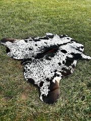 Premium Black & White Cow Hide Rug | Genuine Cowhide Rug | Cow Hide Rug Price in Pakistan | Natural Cow Skin Carpet