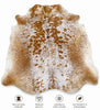 Premium Tan & White Genuine Cowhide Rug Price in Pakistan | Natural Cow Skin Rug