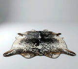 Black & White Speckled Cow Hide Rug | Genuine Cowhide Rug | Cow Hide Rug Price in Pakistan