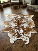 Premium Brown & White Speckled Genuine Cowhide Rug Price in Pakistan | Natural Cow Skin Leather Carpet