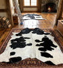 Premium Black & White Cow Hide Rug | Genuine Cowhide Rug | Cow Hide Rug Price in Pakistan | Luxury Cow Skin Carpet