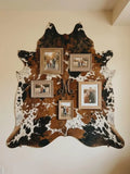 Speckled Brown & White Cowhide Rug in Pakistan | Luxury Natural Cow Skin Carpet