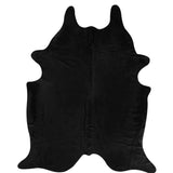Luxury Solid Black Cow Hide Rug | Genuine Black Cowhide Rug | Cow Hide Rug Price in Pakistan