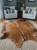 Exotic Brown Speckled Cowhide Rug Price in Pakistan | Premium Genuine Cow Skin Rug | Export Quality