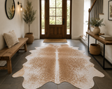 Champagne Genuine Cowhide Rug in Pakistan | Premium Natural Cow Skin Rug | Natural Cow Hide Rugs
