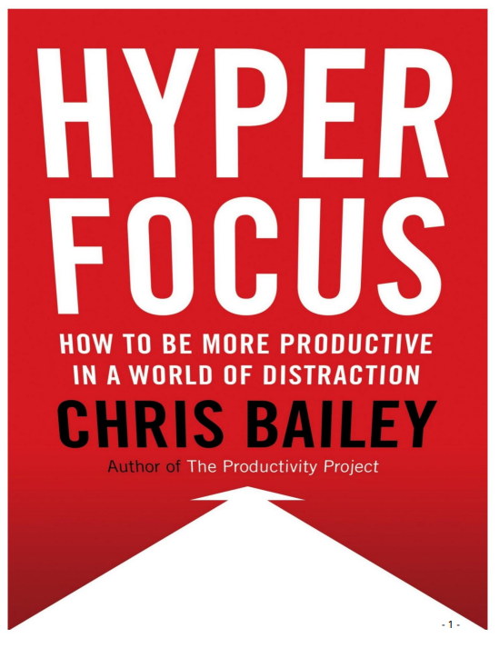 Hyperfocus By Chris Bailey | Urdu PDF