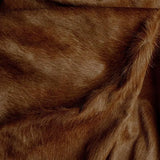 Dark Brown Solid Genuine Cowhide Rug Price in Pakistan | Premium Natural Leather Cow Skin Rug for Living Room & Bedroom