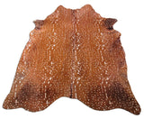 Exotic Brown Speckled Cowhide Rug Price in Pakistan | Premium Genuine Cow Skin Rug | Export Quality
