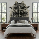 Salt & Pepper Genuine Cowhide Rug Price in Pakistan | Black & White Natural Cow Skin Rug | Export Quality Cow Hide
