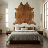 Cowhide Rug in Brown Price in Pakistan | Premium Genuine Cow Skin Rug | Export Quality