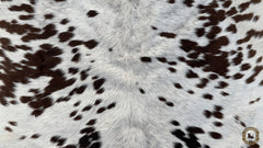 Premium White & Brown Speckled Cowhide Rug – Genuine Cow Skin Rug | Cowhide Rugs Price in Pakistan
