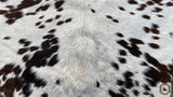 Premium White & Brown Speckled Cowhide Rug – Genuine Cow Skin Rug | Cowhide Rugs Price in Pakistan