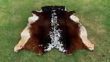 Premium Brown, Black & White Cowhide Rug – Natural Cow Hide Rug in Pakistan