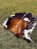 Premium Tricolor Cow Hide Rug | Genuine Brown Black & White Cowhide Rug | Cow Hide Rug Price in Pakistan | Natural Cow Skin Carpet