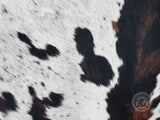 Premium White & Brown Spotted Genuine Cowhide Rug Price in Pakistan | Natural Cow Skin Leather Carpet