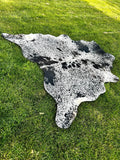 Premium Speckled Cow Hide Rug | Genuine Black & White Cowhide | Cow Hide Rug Price in Pakistan | Natural Cow Skin Carpet