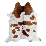 Premium Brown & White Genuine Cowhide Rug Price in Pakistan | Natural Cow Skin Leather