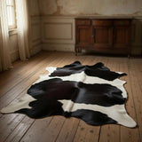 Black & White Cowhide Rug Price in Pakistan | Premium Genuine Cow Skin Rug