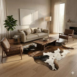 Premium Tricolor Genuine Cowhide Rug Price in Pakistan | Natural Cow Hide Rugs