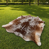 Premium Brown & White Speckled Cowhide Rug – Natural Cow Hide Rug in Pakistan