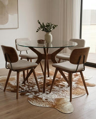 Premium Brown & White Speckled Genuine Cowhide Rug Price in Pakistan | Natural Cow Skin Leather Carpet