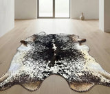 Black & White Speckled Cow Hide Rug | Genuine Cowhide Rug | Cow Hide Rug Price in Pakistan