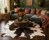Premium Black & White Genuine Cowhide Rug Price in Pakistan | Natural Cow Skin Carpet