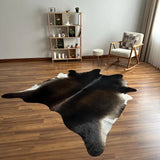 Premium Solid Black Cow Hide Rug | Genuine Black Cowhide Rug | Cow Hide Rug Price in Pakistan | Luxury Natural Cow Skin Carpet