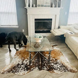 Brown & White Speckled Cow Hide Rug | Genuine Cowhide Rug | Cow Hide Rug Price in Pakistan