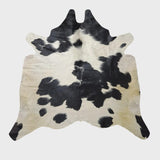 Premium Black & White Genuine Cowhide Rug Price in Pakistan | Natural Cow Skin Leather Carpet