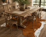 Solid Brown Genuine Cowhide Rug in Pakistan | Premium Natural Cow Skin Rug | Natural Cow Hide Rugs