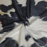Premium Black & White Genuine Cowhide Rug Price in Pakistan | Natural Cow Skin Leather Carpet