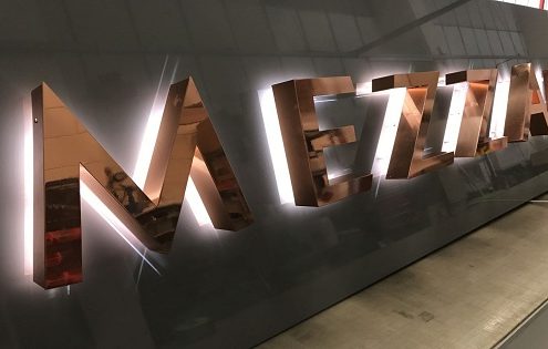 copper letters x large