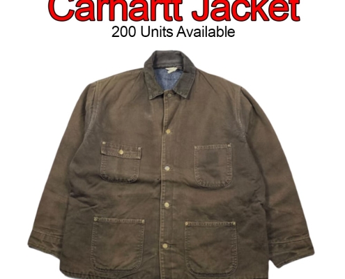Dark brown Carhartt jacket used – wholesale Pakistan