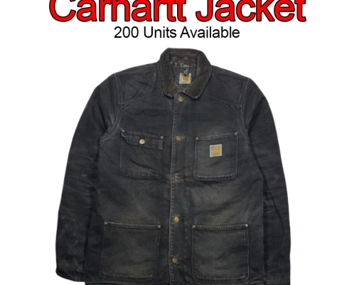 Brown Carhartt jacket used for UK vintage stores