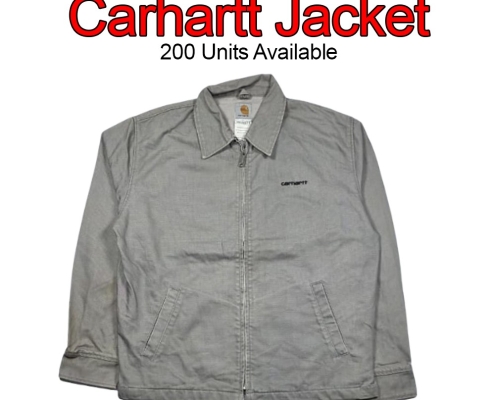 light gray Carhartt workwear jacket Grade A export