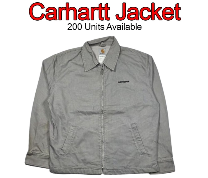 light gray Carhartt workwear jacket Grade A export