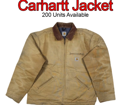 Used Carhartt jackets bulk bales for UK vintage shops